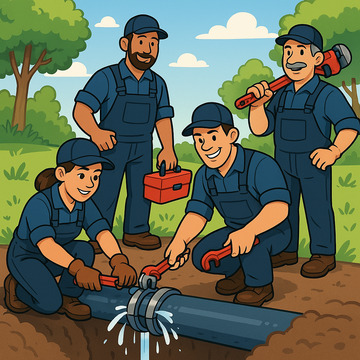 Vzdrževalna dela na vodovodu