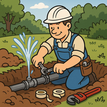 Okvara na vodovodu 1